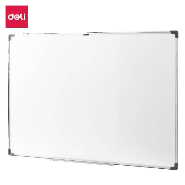 Magnetic Whiteboard 900×1200mm With Aluminum Frame ABS corner. Hangable