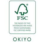 Okiyo FSC Certified Paper A5 Hard Cover Notebook