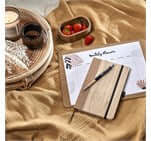 Okiyo Eri Bamboo & Cork Notebook & Pen Set