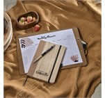 Okiyo Eri Bamboo & Cork Notebook & Pen Set