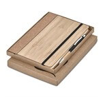 Okiyo Eri Bamboo & Cork Notebook & Pen Set