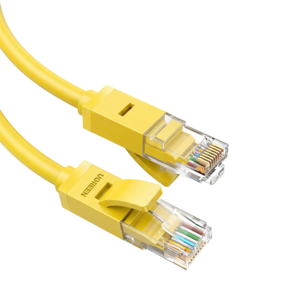 UGREEN RJ45 CAT6 0.5m LAN Network Cable – (1Gbps, 250MHz) – Yellow