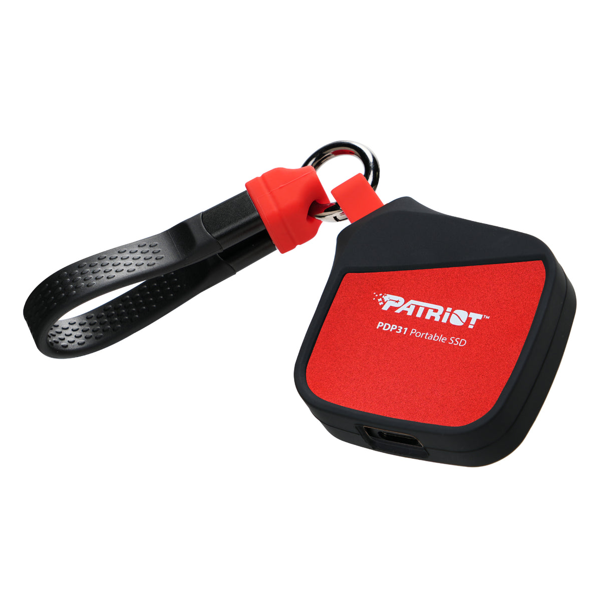 Patriot PDP31 500GB Type-C Portable SSD – Red / Black