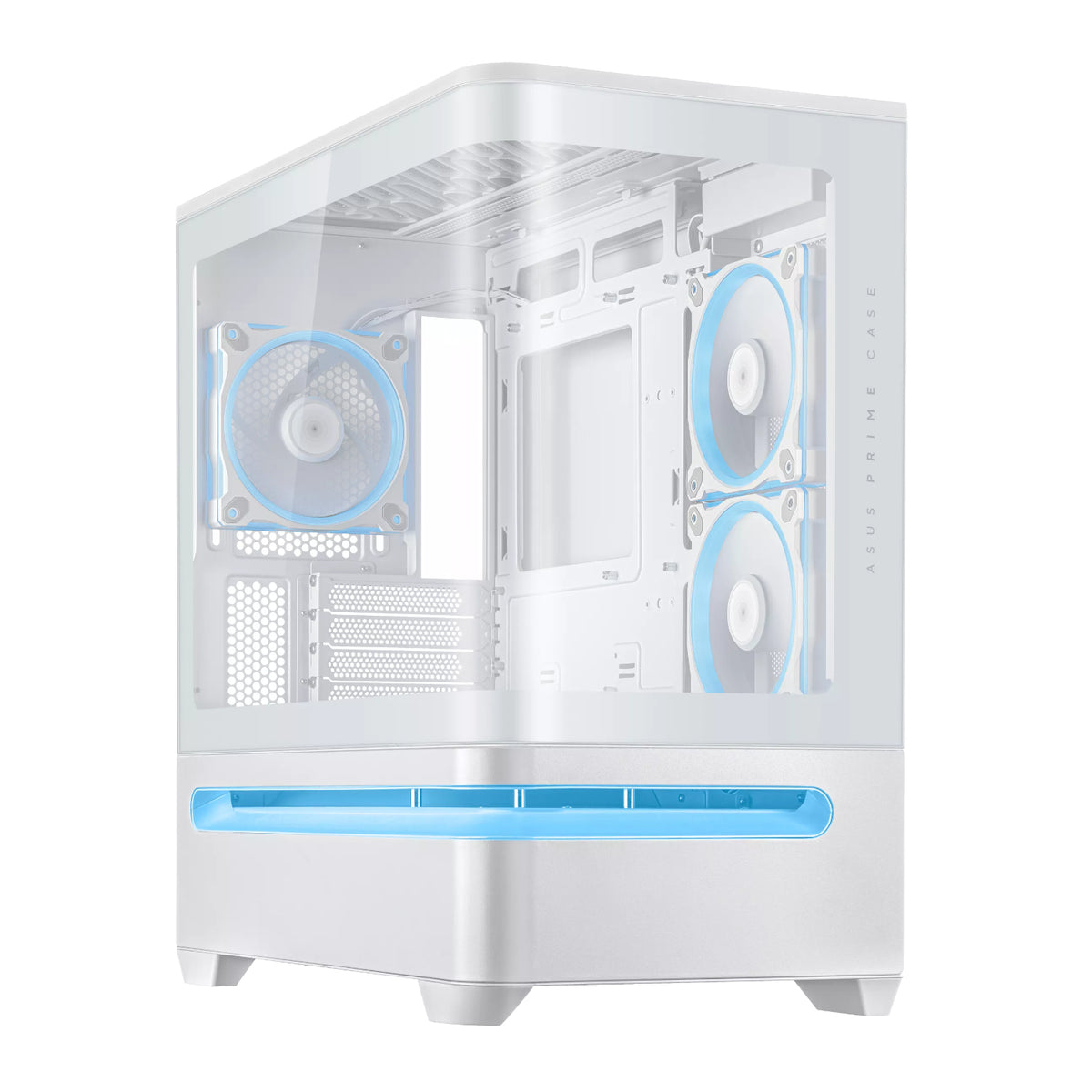 ASUS Prime AP202 ARGB Micro-ATX Gaming Chassis – White