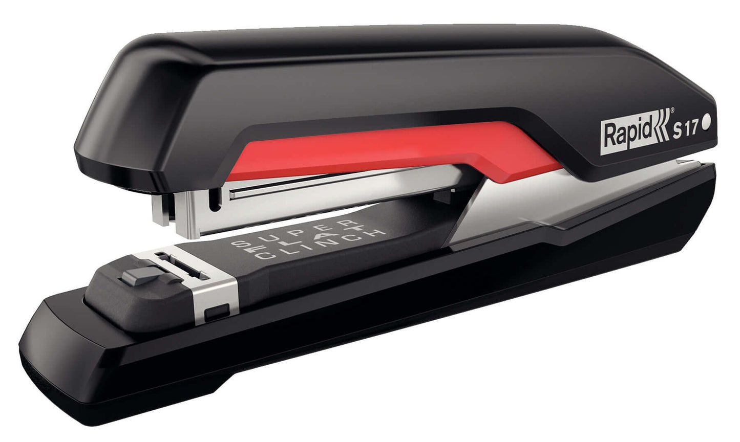 RAPID Supreme Stapler FS S17 - 30 Sheet (Black and Red)