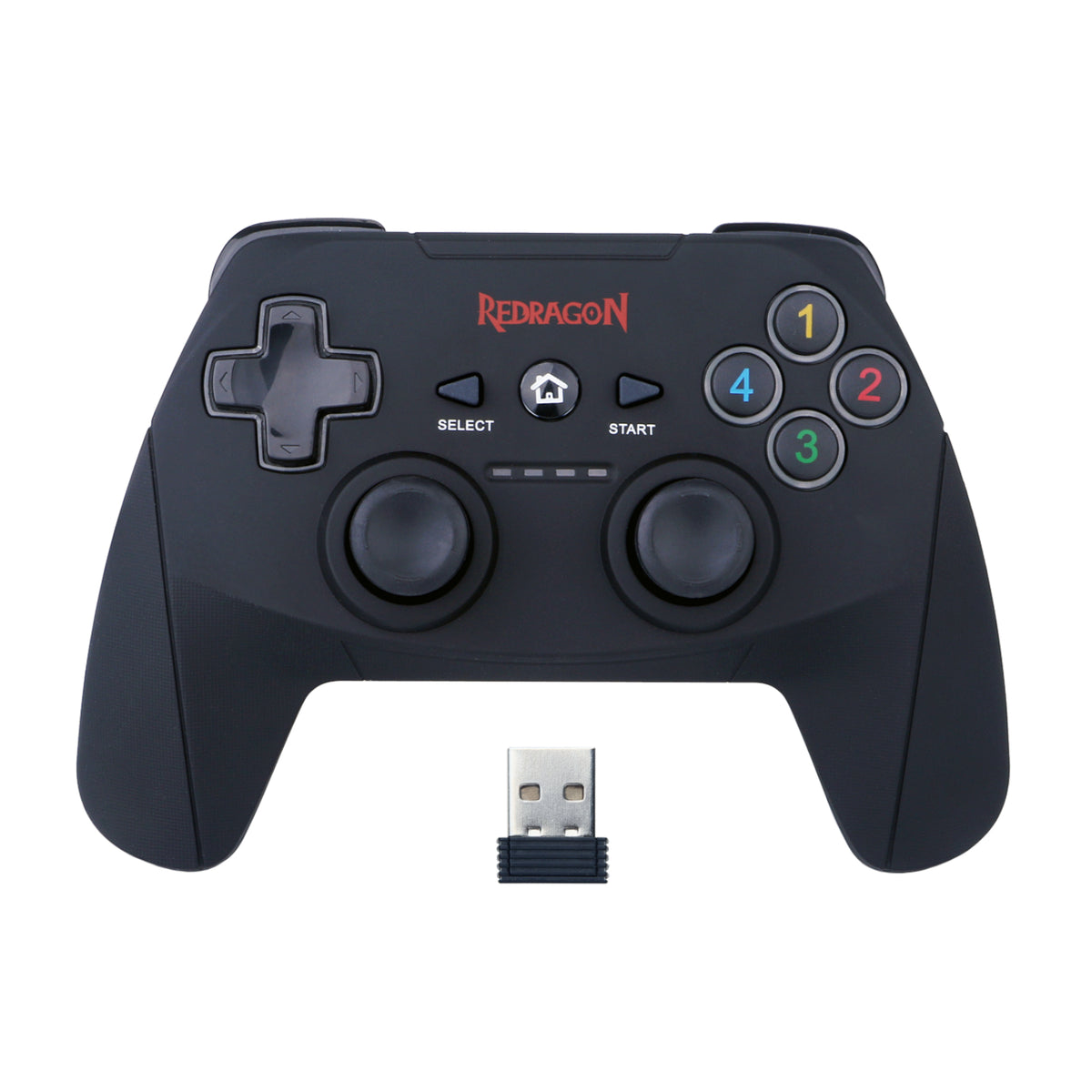 Redragon HARROW Wireless X/D-input(Digital/Analog) PC Controller – Black