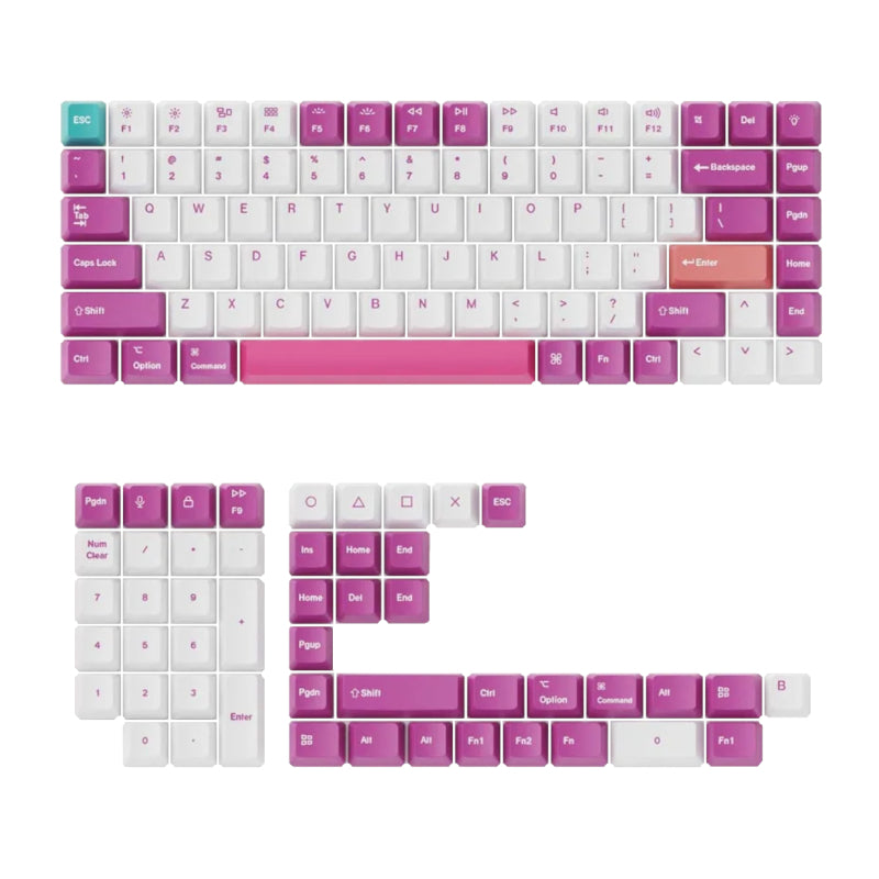 Keychron OEM Dye-Sub PBT Full Set Keycap Set – Unicorn - Unboxed