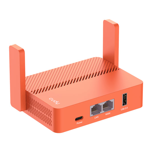 Cudy AC1200 Wi-Fi Mini VPN Router – Orange