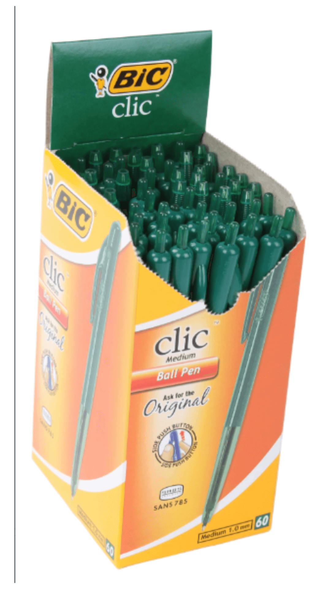 BIC Clic BallPoint Pen - Medium (Box of 60)