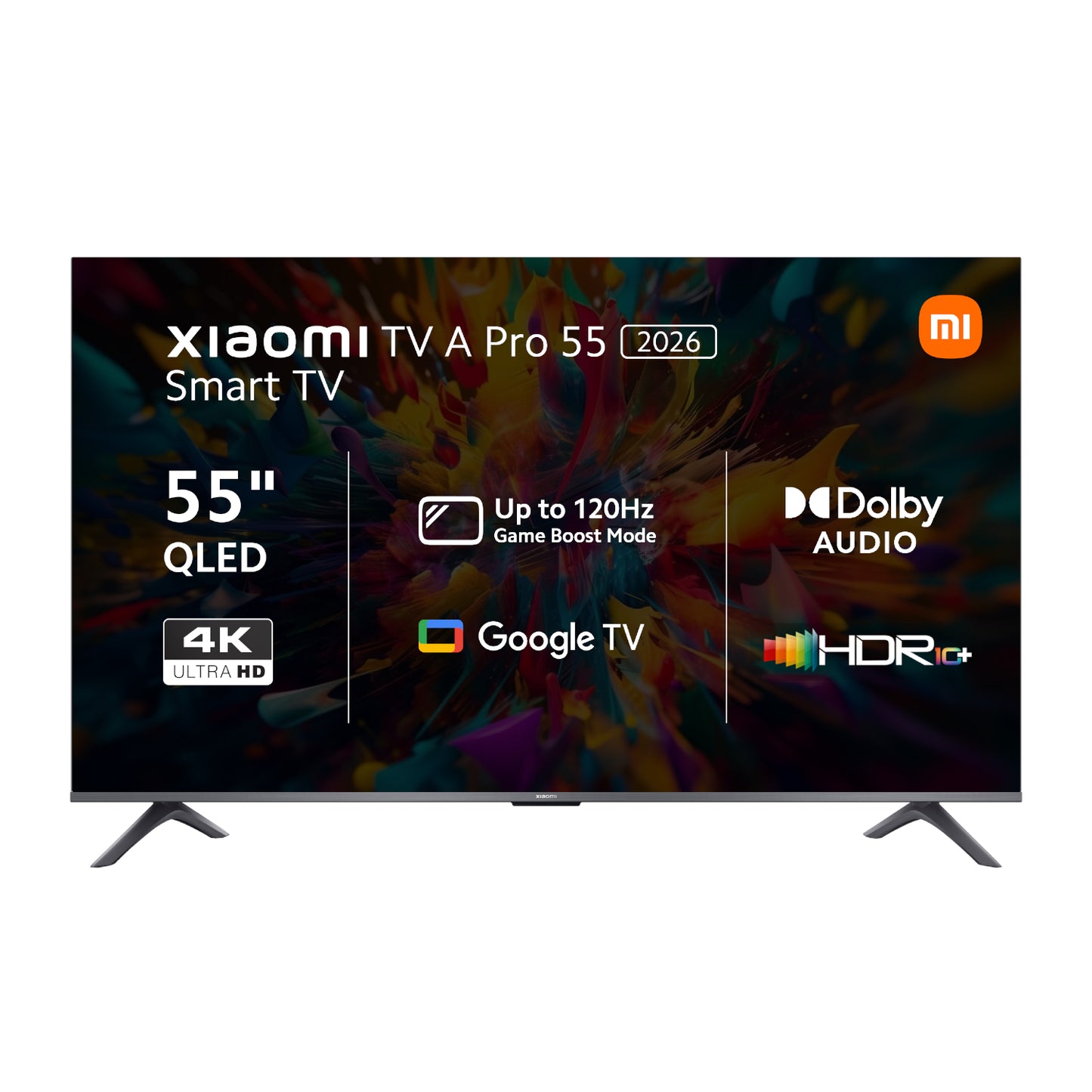 Xiaomi A Pro 55″ QLED 4K Smart TV (HDR10+, Google TV, Dolby Audio, 60Hz) - Unboxed