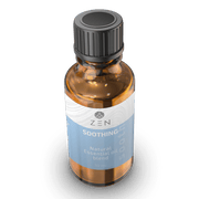 ZEN-02-S Zen Oil soothing essential oil blend in amber glass bottle for relaxation and stress relief.