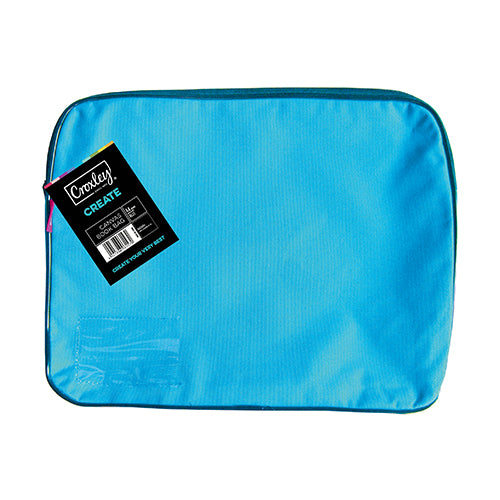 Croxley Canvas Gusset Book Bag Turqoise
