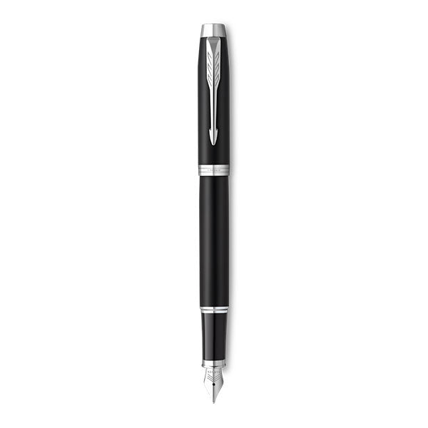 PARKER IM Fountain Pen - Matte Black Chrome Trim