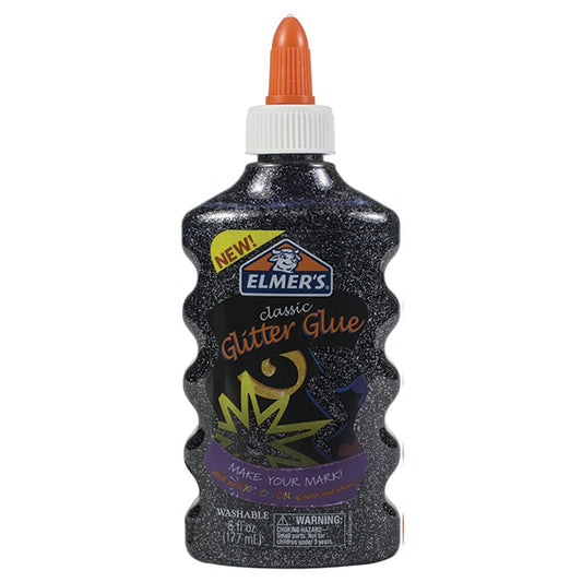 ELMERS Liquid Glue - Glitter Black 177ml