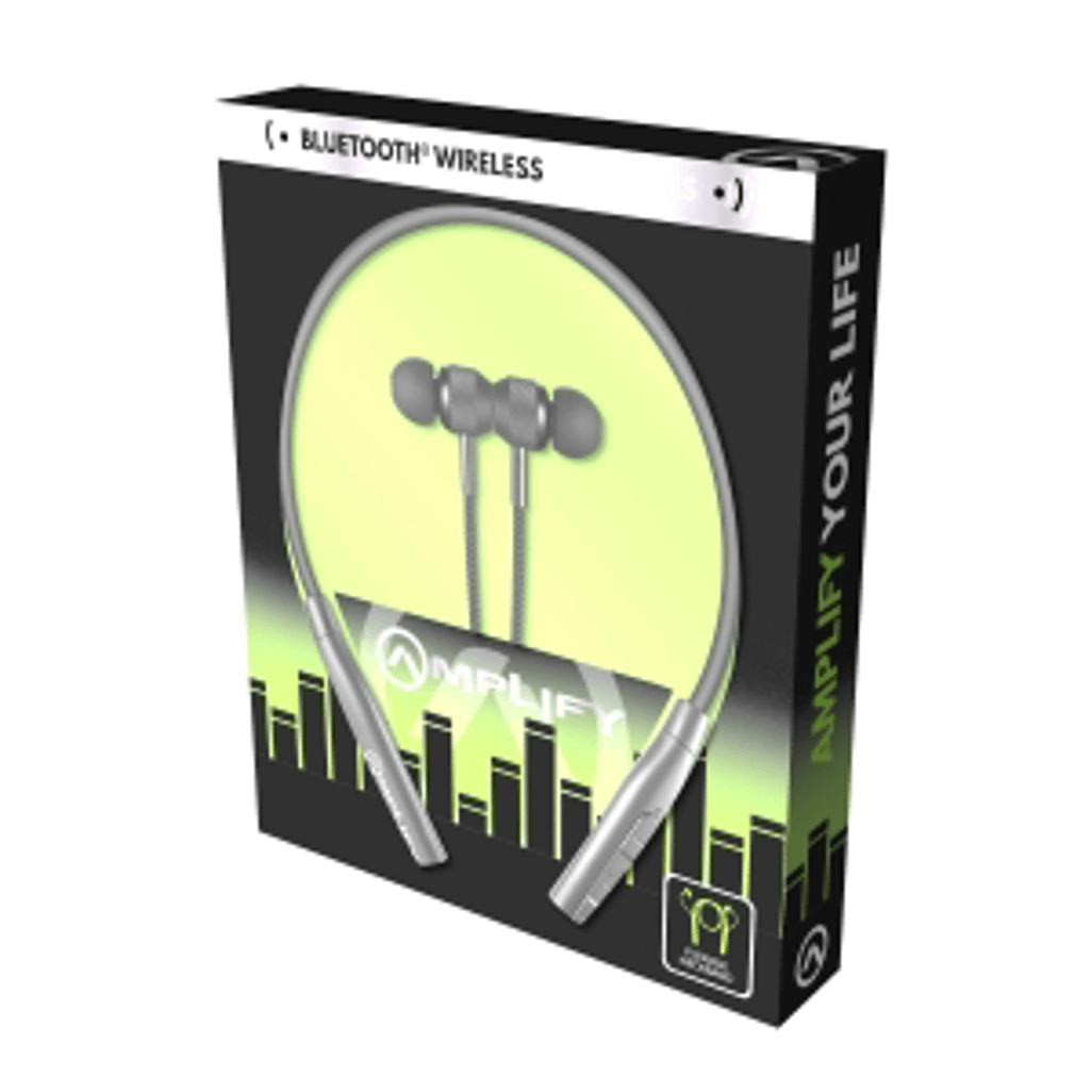 Amplify Cappella Series Bluetooth earphones with neckband - Black