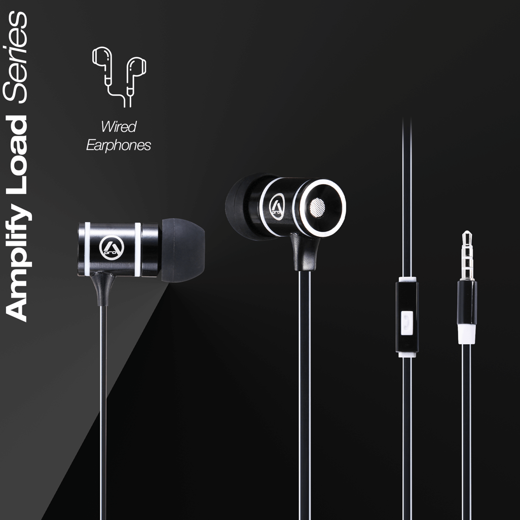 Amplify Load series earphones with Mic Black