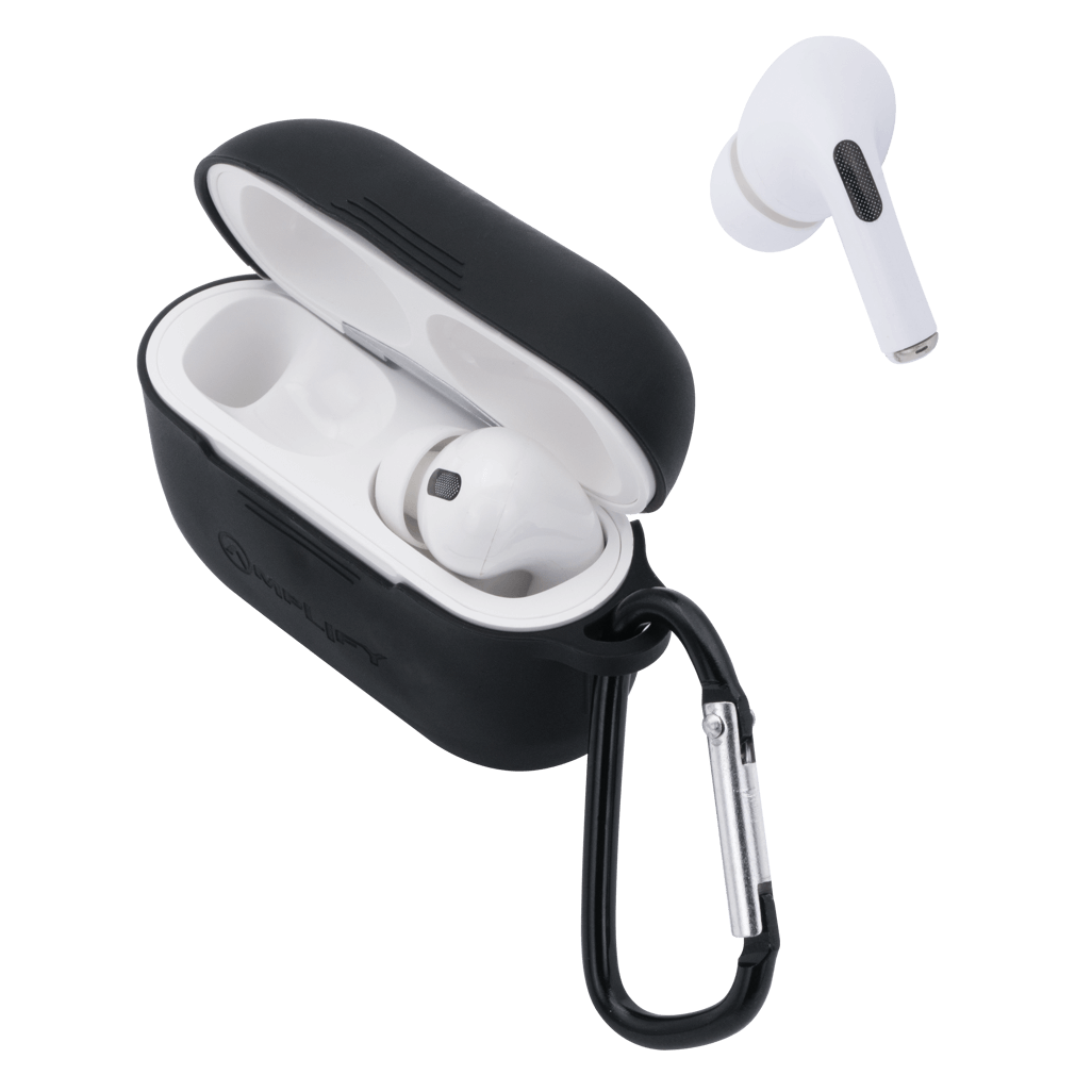 Amplify Note X Series TWS Earphones - White Case + Black Cover