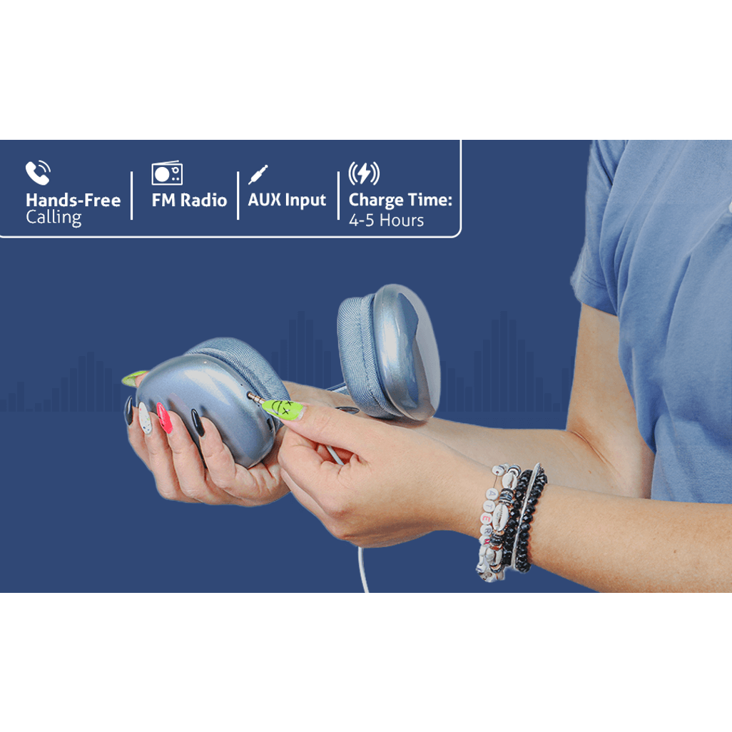 Amplify Stellar Series Bluetooth Headphones - Blue