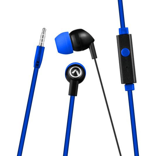 Amplify Vibe series earphones with Mic Black and Blue