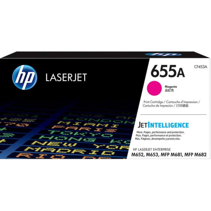 HP 655A Magenta Original LaserJet Toner Cartridge 10 500 pgs