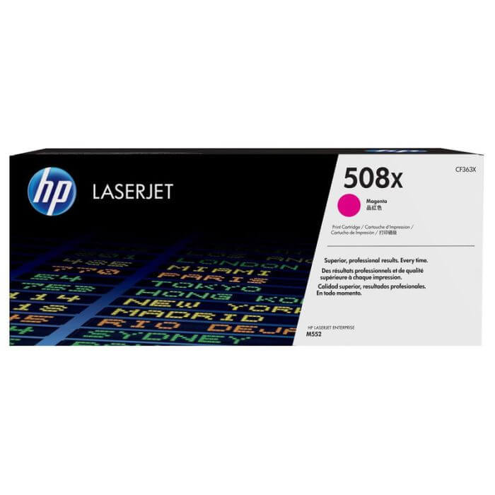 HP 508X High Yield Magenta Original LaserJet Toner Cartridge 9 500 pgs