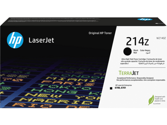 HP 214Z Black Original LaserJet Toner Cartridge ~ 31,000 pages