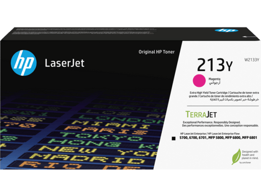 HP 213Y Magenta Original LaserJet Toner Cartridge ~ 12,000 pages