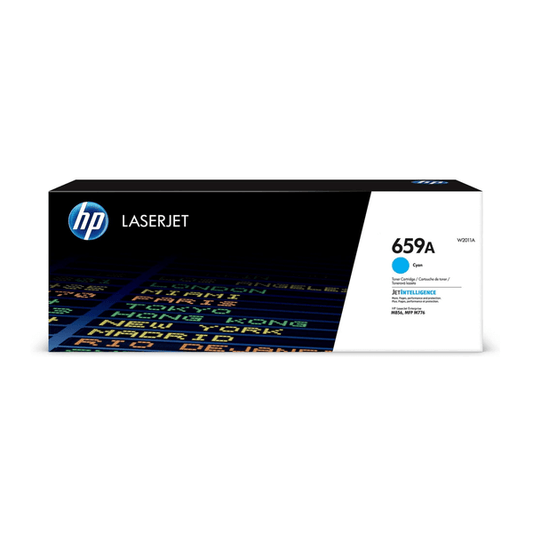 HP 659A Cyan Original LaserJet Toner Cartridge,13,000 pages