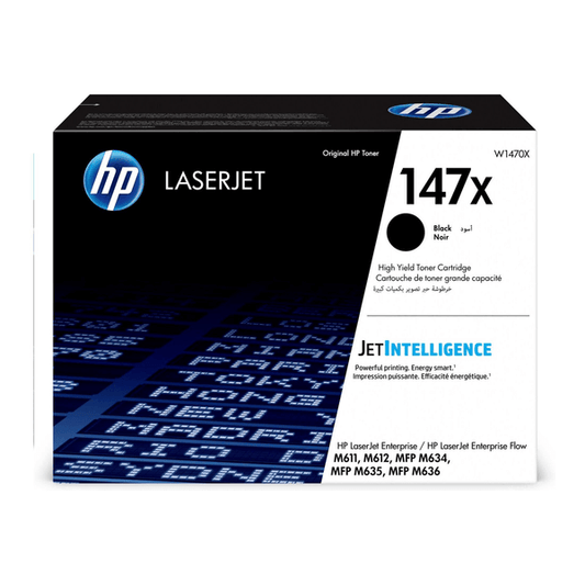 HP 147X High Yield Black Original LaserJet Toner Cartridge,~25,200 pages