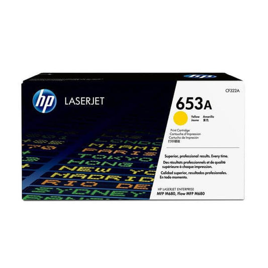 HP 653A Yellow Original LaserJet Toner Cartridge 16 500 pgs