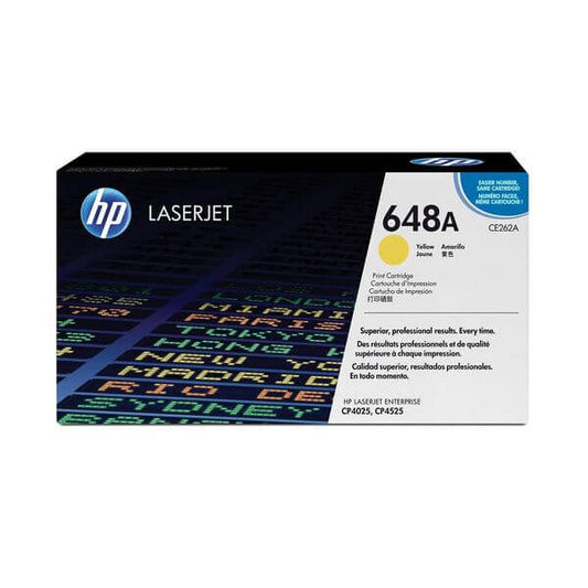 HP 648A Yellow Original LaserJet Toner Cartridge 11 000 pgs