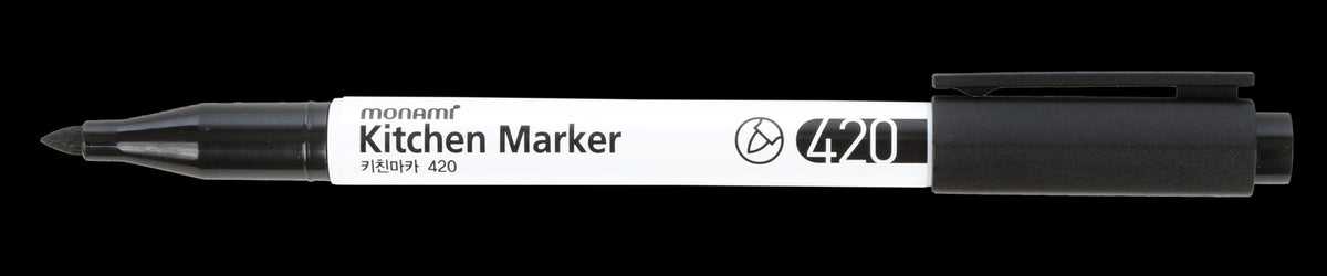 MONAMI Kitchen Marker 420 Black Waterproof
