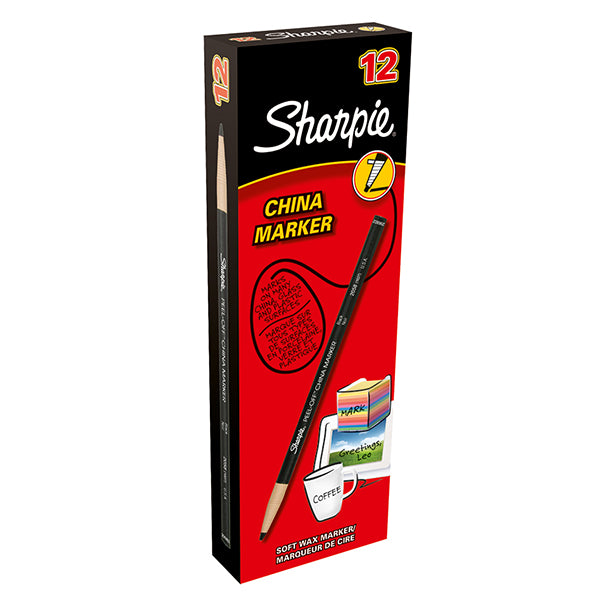 SHARPIE China Marker Black EACH