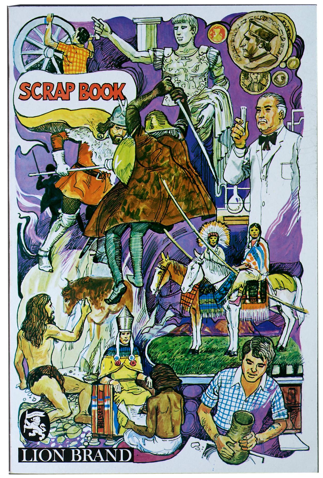 CROXLEY JD449 Scrap Album 350x240 40 Page Thick Blue Paper Pack of 10
