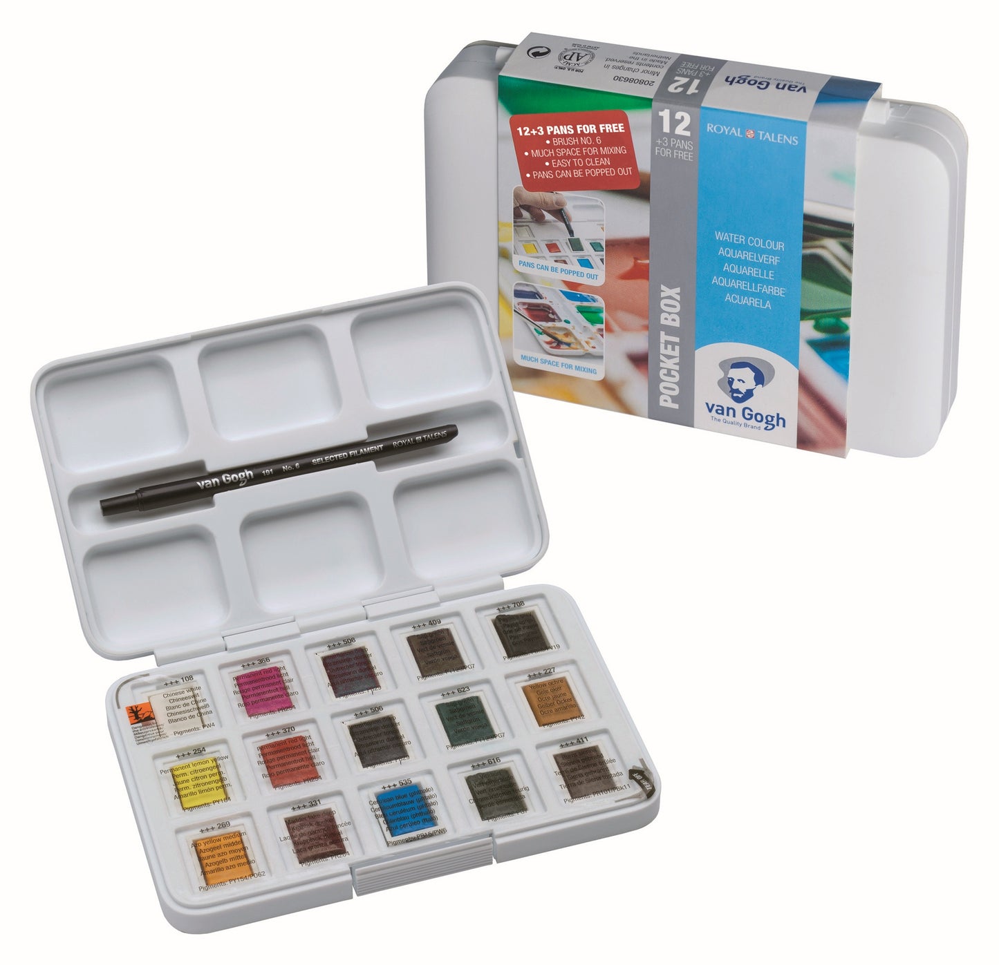 ROYAL TALENS VAN GOGH Water Colour Pocket Box