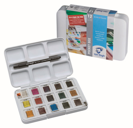 ROYAL TALENS VAN GOGH Water Colour Pocket Box