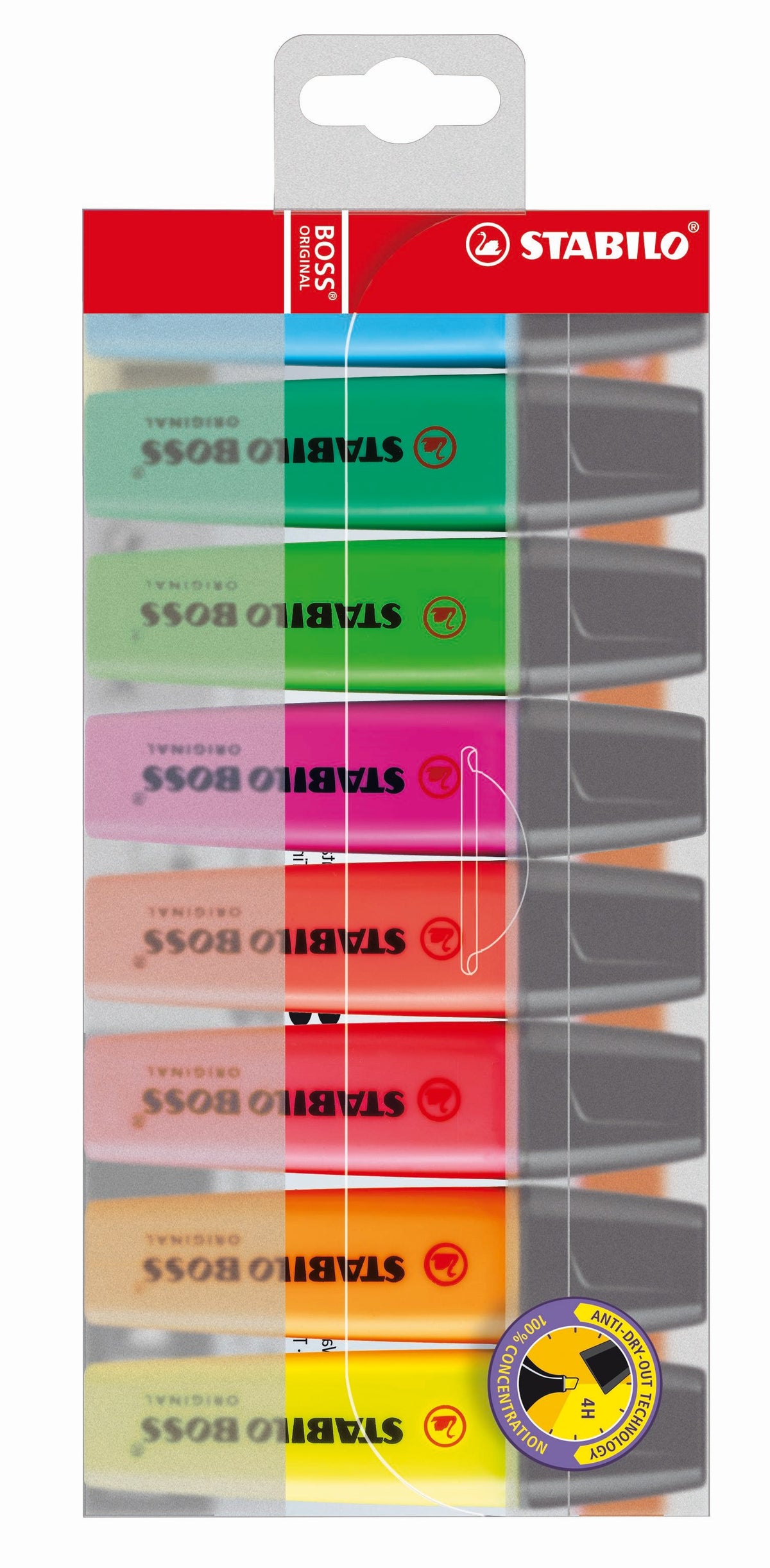 STABILO BOSS Original Highlighter Assorted Wallet 8's