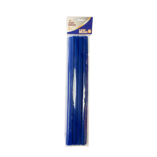 LION BRAND Slide Binder - 5mm (Blue) (Pack of 10)