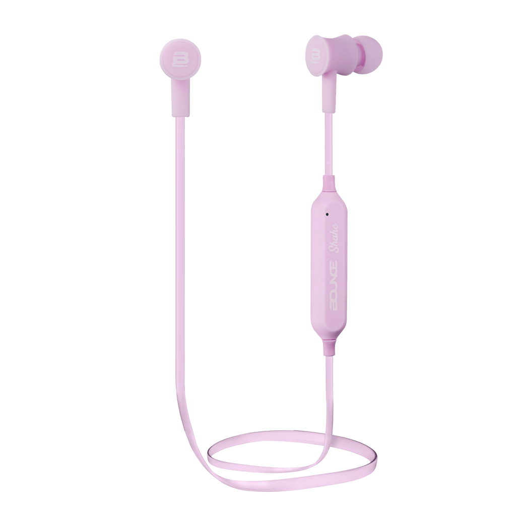 Bounce 'Shake Series Bluetooth earphones in grape color - an exciting audio experience to own!