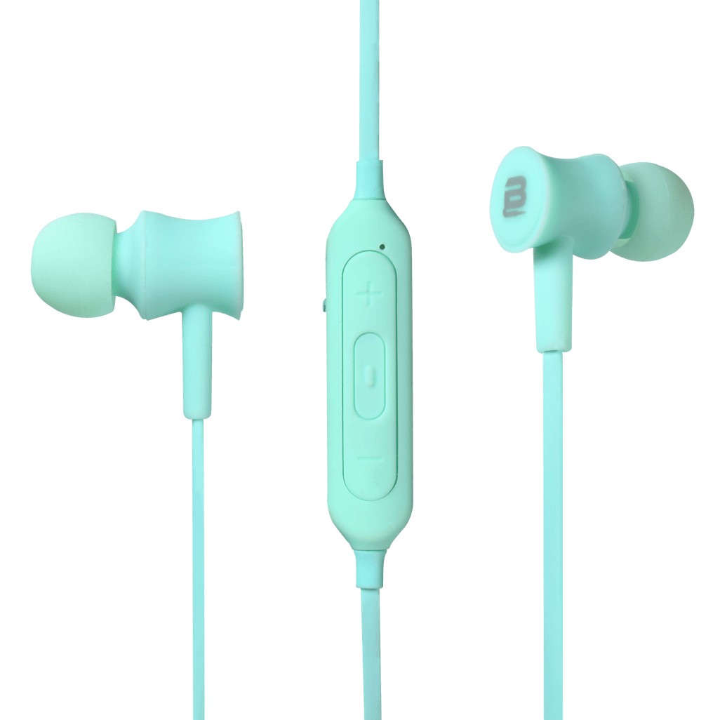 Bounce 'Shake Series Bluetooth earphones in mint, perfect for music lovers seeking style and sound quality. Elevate your audio experience!
