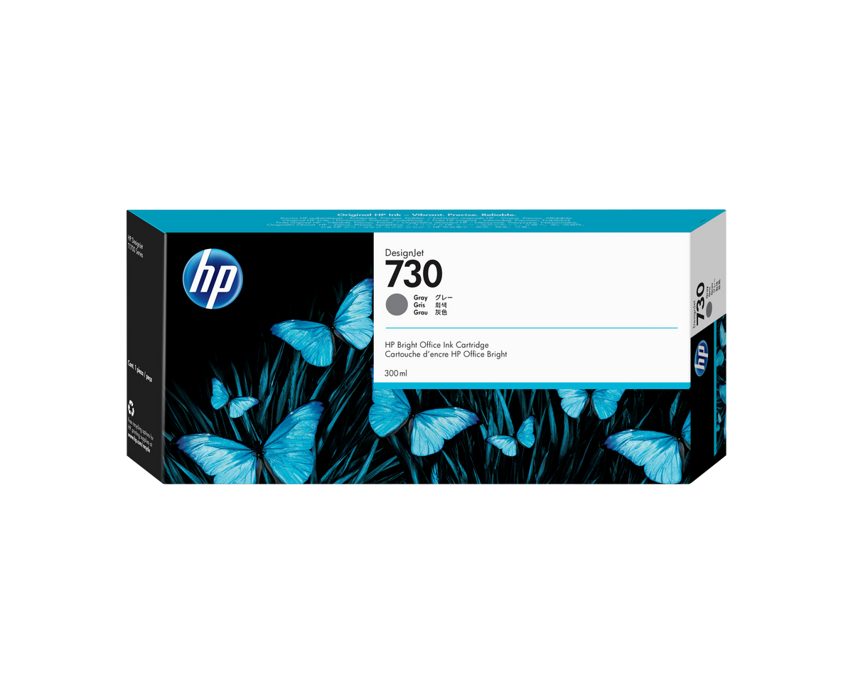 HP 730 300ml Grey Inkjet Cartridge For Dj T1700 T1700dr
