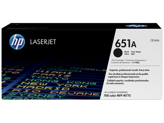 HP 651a Original Black Laserjet Toner Cartridge For HP Color Laserjet M775
