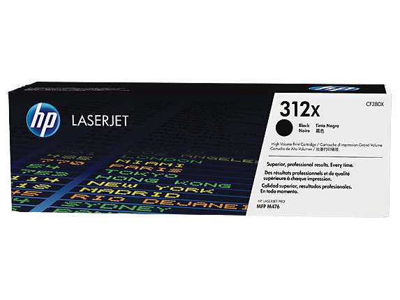 HP 312x High Yield Original Black Toner Cartridge  For HP Laserjet Pro 400 color Mfp M476