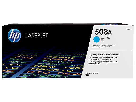 HP 508A Cyan Original LaserJet Toner Cartridge 5 000 pgs