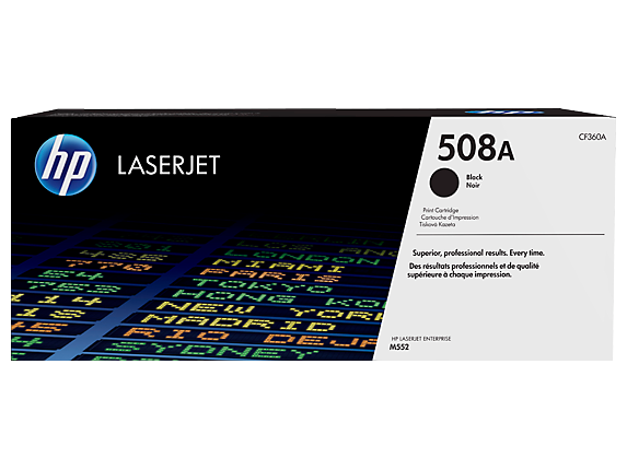 HP 508a Original Black Laserjet Toner Cartridge For HP Color Laserjet M552:m553:m577:e55040:e57540