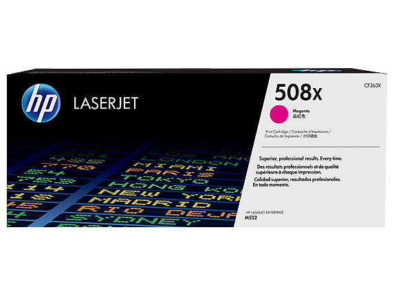 HP 508x Original Magenta Laserjet Toner Cartridge  For HP Color Laserjet M552:m553:m577:e55040:e57540