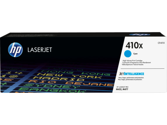 HP 410x Original Cyan Laserjet Toner Cartridge  For HP Color Laserjet Pro M377:m452:mfp M477