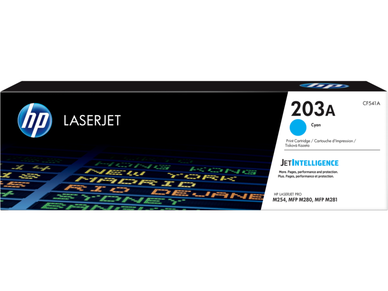 HP 203a Original Cyan Laserjet Toner Cartridge  For HP Color Laserjet Pro M 254: Mfp M280:281