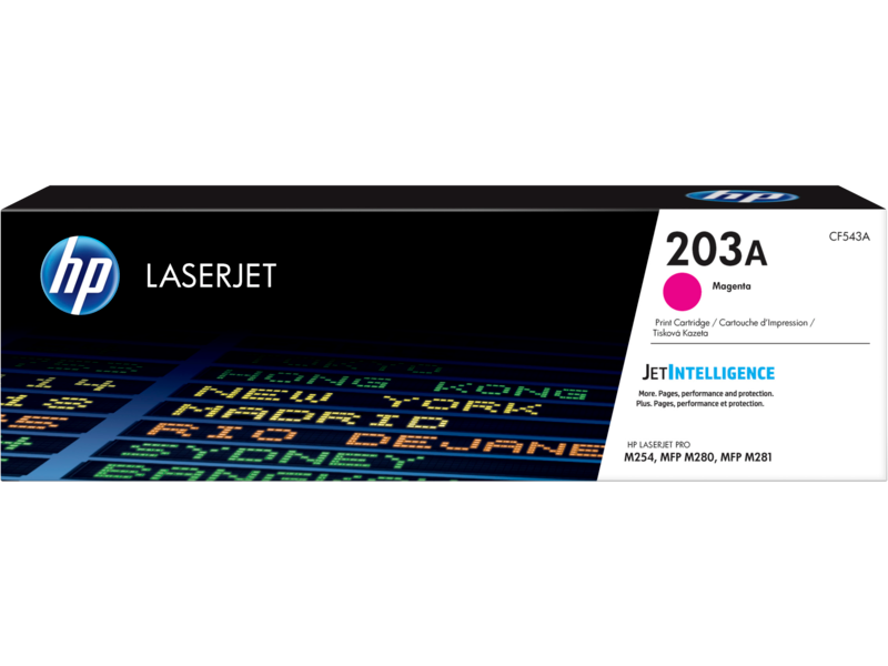 HP 203a Original Magenta Laserjet Toner Cartridge For HP Color Laserjet Pro M 254: Mfp M280:281