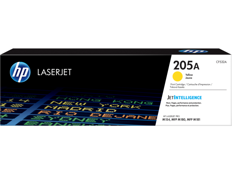 HP 205a Original Yellow Laserjet Toner Cartridge For HP Color Laserjet Pro Mfp M180:181